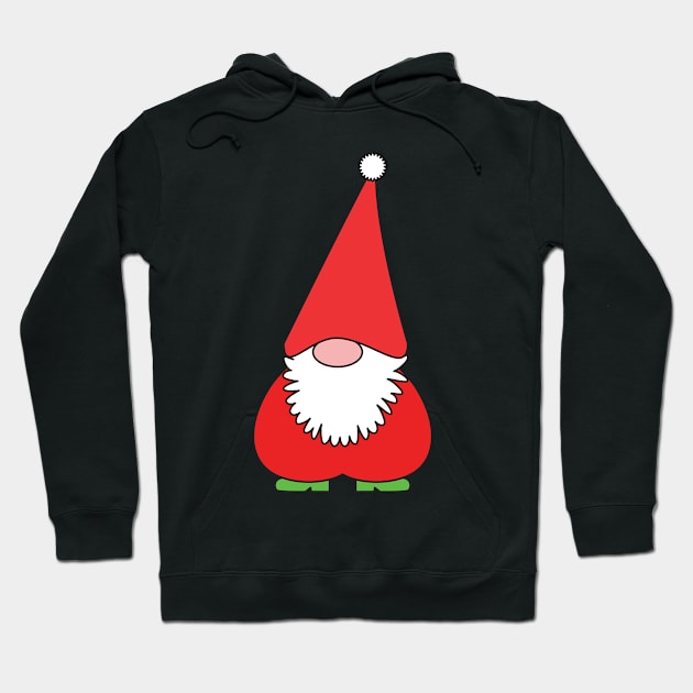 Christmas funny Santa gnome Hoodie by Nice Surprise